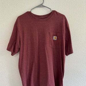 Carhartt Red Short Sleeve Tee Classic Crew
